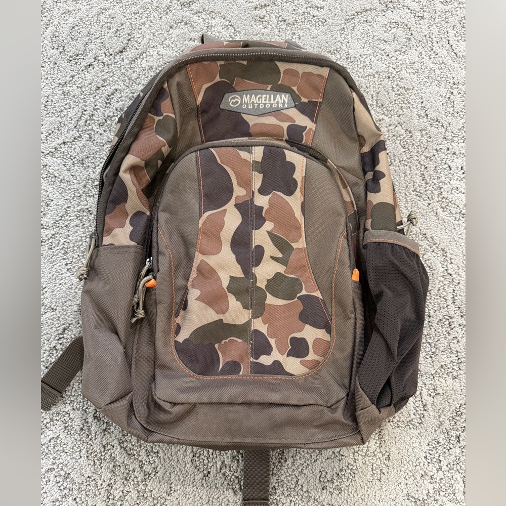 Magellan Outdoors Men's Camo Brown Day pack